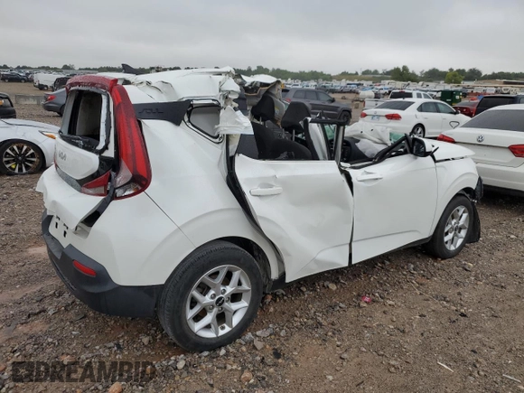 2022 Kia Soul LX with VIN KNDJ23AU6N7157984, listed as a Copart auction lot 72423854 with Not Provided miles and Non Repairable. Bid and sale history available at DreamBid. Image 3.
