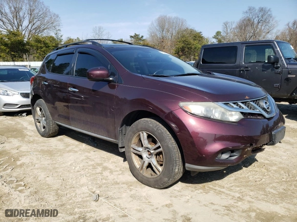 2013 Nissan Murano LE with VIN JN8AZ1MW4DW306382, listed as a Copart auction lot 44526524 with 182,210 mi miles and Salvage Title. Bid and sale history available at carsss.com. Image 4.