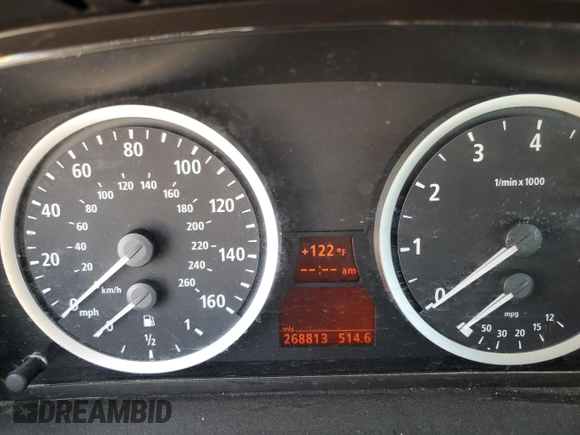 2007 BMW 5 Series 525i with VIN WBANE53507CW62811, listed as a Copart auction lot 53617015 with 268,813 mi miles and Clean title. Bid and sale history available at DreamBid. Image 9.