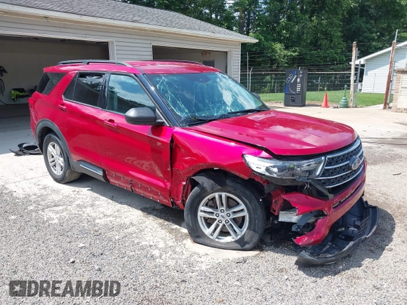 2023 Ford Explorer XLT with VIN 1FMSK8DH3PGB69184, listed as a IAAI auction lot 42674482 with 56,547 mi miles and . Bid and sale history available at DreamBid. Image 1.