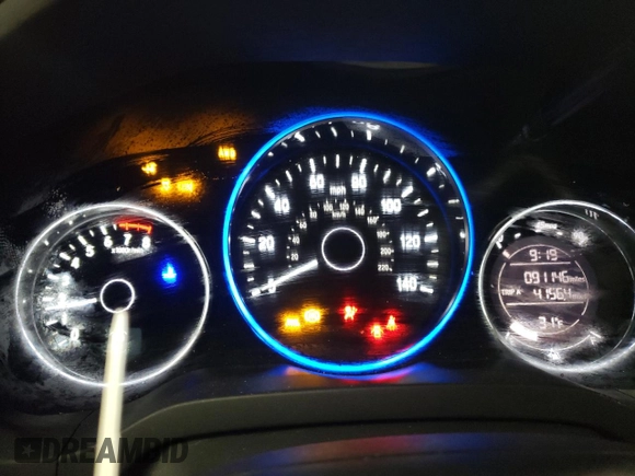 2016 Honda HR-V EX with VIN 3CZRU6H5XGM770335, listed as a Copart auction lot 45685825 with 91,146 mi miles and Salvage Title. Bid and sale history available at carsss.com. Image 9.
