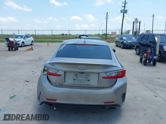 2016 Lexus RC 200t F Sport with VIN JTHHA5BC6G5003632, listed as a IAAI auction lot 42280210 with 173,322 mi miles and . Bid and sale history available at DreamBid. Image 16.