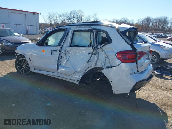 2020 BMW X3 M40i with VIN 5UXTY9C07LL304627, listed as a IAAI auction lot 40809468 with 35,097 mi miles and . Bid and sale history available at DreamBid. Image 3.