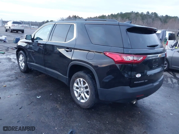 2019 Chevrolet Traverse LT Cloth with VIN 1GNEVGKWXKJ100533, listed as a IAAI auction lot 41592345 with 122,317 mi miles. Bid and sale history available at carsss.com. Image 3.