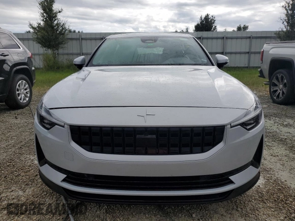 2023 Polestar 2 with VIN YSMEG3KA8PL134129, listed as a Copart auction lot 74186224 with 0 mi miles and Non Repairable. Bid and sale history available at carsss.com. Image 5.