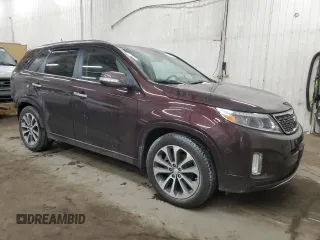 2014 Kia Sorento SX Limited with VIN 5XYKW4A75EG485912, listed as a Copart auction lot 43151875 with 63,054 mi miles and Salvage Title. Bid and sale history available at carsss.com. Image 4.