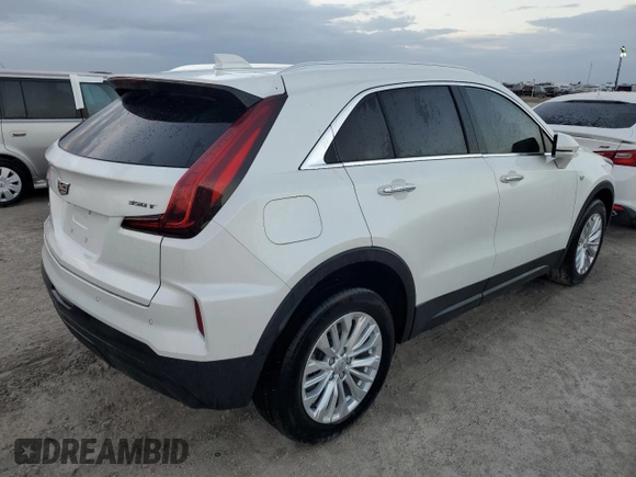 2024 Cadillac XT4 AWD Luxury with VIN 1GYFZBR49RF123947, listed as a Copart auction lot 73837404 with Not Provided miles and Non Repairable. Bid and sale history available at carsss.com. Image 3.