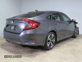 2017 Honda Civic Sedan EX-L with VIN 2HGFC1F70HH645185, listed as a Copart auction lot 48584585 with 132,384 mi miles and Clean Title. Bid and sale history available at carsss.com. Image 3.