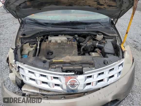 2003 Nissan Murano SL with VIN JN8AZ08W63W216184, listed as a Copart auction lot 49454375 with Not Provided miles and Salvage Title. Bid and sale history available at DreamBid. Image 13.