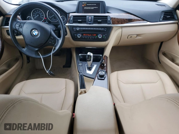 2014 BMW 3 Series 320i xDrive with VIN WBA3C3G50ENS67198, listed as a Copart auction lot 61654205 with 86,126 mi miles and Salvage title. Bid and sale history available at DreamBid. Image 8.