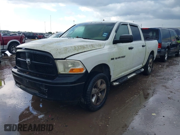 2012 Ram 1500 Express with VIN 1C6RD7KT1CS205659, listed as a IAAI auction lot 42614472 with Not provided miles and . Bid and sale history available at DreamBid. Image 2.