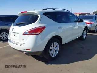 2011 Nissan Murano SL with VIN JN8AZ1MU1BW066686, listed as a IAAI auction lot 41560248 with 126,877 mi miles and . Bid and sale history available at DreamBid. Image 4.