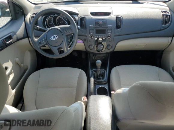 2011 Kia Forte LX with VIN KNAFT4A29B5341733, listed as a Copart auction lot 75127644 with 83,155 mi miles and Salvage Title. Bid and sale history available at carsss.com. Image 8.