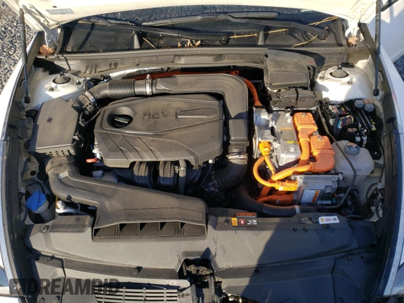 2022 Hyundai Sonata Hybrid Blue with VIN KMHL24JJ1NA037920, listed as a Copart auction lot 84600364 with 42,393 mi miles and Salvage Title. Bid and sale history available at carsss.com. Image 12.