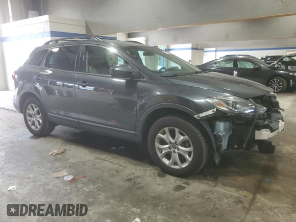 2014 Mazda CX-9 Touring with VIN JM3TB3CV9E0430382, listed as a Copart auction lot 56382125 with 173,481 mi miles and Salvage title. Bid and sale history available at DreamBid. Image 4.