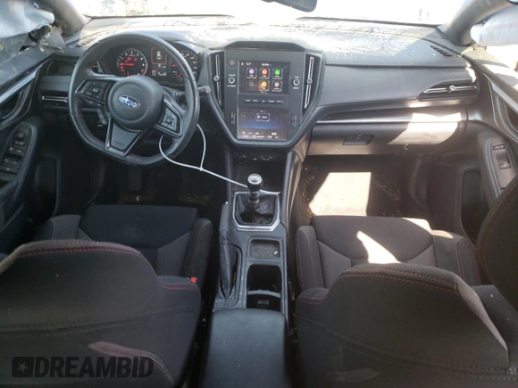 2022 Subaru WRX with VIN JF1VBAA64N9006739, listed as a Copart auction lot 54883615 with 23,724 mi miles and Salvage title. Bid and sale history available at DreamBid. Image 8.