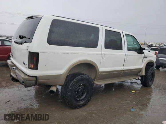 2001 Ford Excursion Limited с VIN 1FMSU43F91EA90446, выставлен на аукционе Copart как лот 86746264 с пробегом 247 849 миль миль и Списание • Salvage title. История ставок и продаж доступна на DreamBid. Изображение 3.