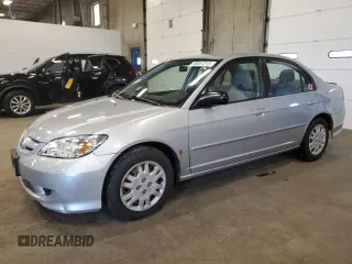 2005 Honda Civic LX z VIN JHMES16545S003874, wystawiony jako Copart lot #58067215 z przebiegiem 134 332 mil mil oraz Szkoda całkowita • Salvage title. Historia ofert i sprzedaży dostępna na DreamBid. Obrazek 1.