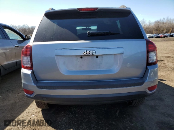 2017 Jeep Compass Sport with VIN 1C4NJCBAXHD189206, listed as a Copart auction lot 48877815 with 68,032 mi miles and Salvage Title. Bid and sale history available at carsss.com. Image 6.