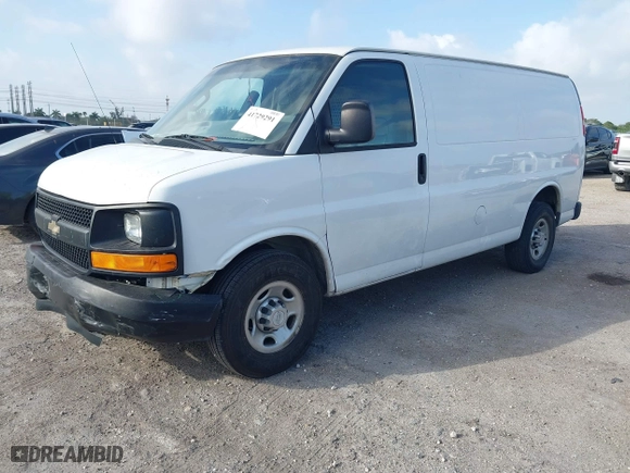 2016 Chevrolet Express Cargo Van with VIN 1GCWGAFF4G1167344, listed as a IAAI auction lot 41729291 with 136,982 mi miles. Bid and sale history available at carsss.com. Image 18.