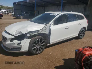 2015 Volvo V60 T5 Drive-E Platinum with VIN YV140MEM3F1234084, listed as a Copart auction lot 56204435 with 68,965 mi miles and Salvage title. Bid and sale history available at DreamBid. Image 1.