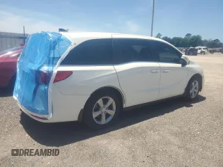 2018 Honda Odyssey EX-L z VIN 5FNRL6H78JB104144, wystawiony jako Copart lot #51513935 z przebiegiem 76 507 mil mil oraz Szkoda całkowita • Salvage title. Historia ofert i sprzedaży dostępna na DreamBid. Obrazek 3.