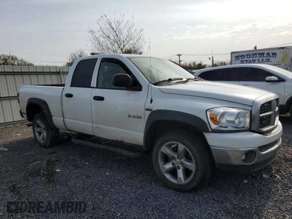 2008 Dodge 1500 SLT with VIN 1D7HU182X8S596744, listed as a Copart auction lot 53064785 with 199,110 mi miles and Salvage Title. Bid and sale history available at DreamBid. Image 4.