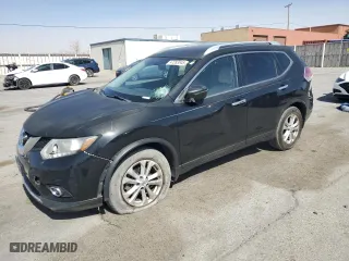 2016 Nissan Rogue SV with VIN KNMAT2MV1GP691117, listed as a Copart auction lot 47283845 with 106,129 mi miles and Salvage Title. Bid and sale history available at carsss.com. Image 1.