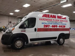 2019 Ram ProMaster Cargo with VIN 3C6TRVBG8KE501956, listed as a IAAI auction lot 41028829 with 172,190 mi miles and . Bid and sale history available at DreamBid. Image 14.