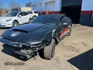 2018 Ford Mustang GT Premium with VIN 1FATP8FF0J5178312, listed as a Copart auction lot 50908785 with 54,660 mi miles and Salvage title. Bid and sale history available at DreamBid. Image 2.