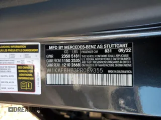 2023 Mercedes-Benz C 43 AMG z VIN W1KAF8HB3PR089355, wystawiony jako Copart lot #37251434 z przebiegiem 5 458 mil mil oraz . Historia ofert i sprzedaży dostępna na DreamBid. Obrazek 12.
