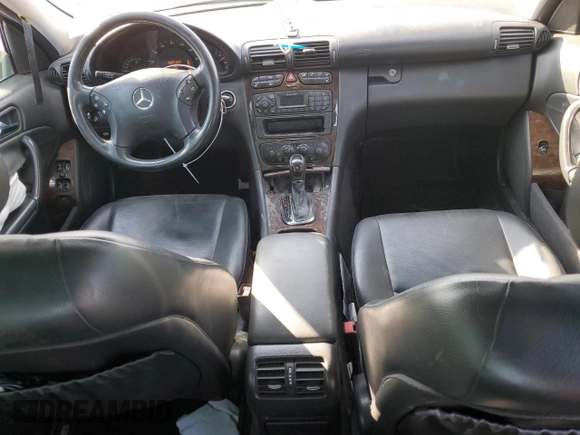 2002 Mercedes-Benz C with VIN WDBRF61J92F287899, listed as a Copart auction lot 48699435 with 145,465 mi miles and Salvage Title. Bid and sale history available at carsss.com. Image 8.