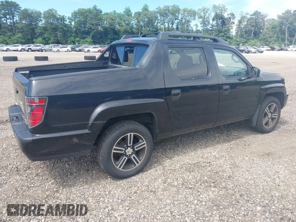 2014 Honda Ridgeline Sport with VIN 5FPYK1F71EB003710, listed as a IAAI auction lot 42777931 with 126,755 mi miles and . Bid and sale history available at DreamBid. Image 4.