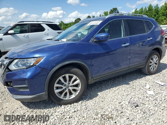 2017 Nissan Rogue SV with VIN KNMAT2MT7HP509615, listed as a Copart auction lot 58718145 with 103,927 mi miles and Salvage title. Bid and sale history available at DreamBid. Image 1.