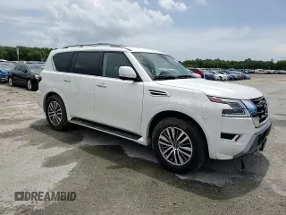 2023 Nissan Armada SL z VIN JN8AY2BDXP9690679, wystawiony jako Copart lot #59863145 z przebiegiem 20 386 mil mil oraz Szkoda całkowita • Salvage title. Historia ofert i sprzedaży dostępna na DreamBid. Obrazek 14.