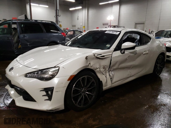 2017 Toyota 86 with VIN JF1ZNAA12H8701678, listed as a Copart auction lot 42676075 with 111,616 mi miles and Salvage Title. Bid and sale history available at carsss.com. Image 1.