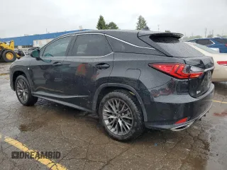 2020 Lexus RX 350 F Sport with VIN 2T2SZMDA5LC224069, listed as a Copart auction lot 56298745 with 47,988 mi miles and Non repairable. Bid and sale history available at DreamBid. Image 2.