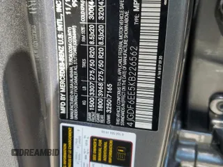 2019 Mercedes-Benz GLS 450 с VIN 4JGDF6EE5KB226562, выставлен на аукционе Copart как лот 63208495 с пробегом 48 553 миль миль и Списание • Salvage title. История ставок и продаж доступна на DreamBid. Изображение 13.