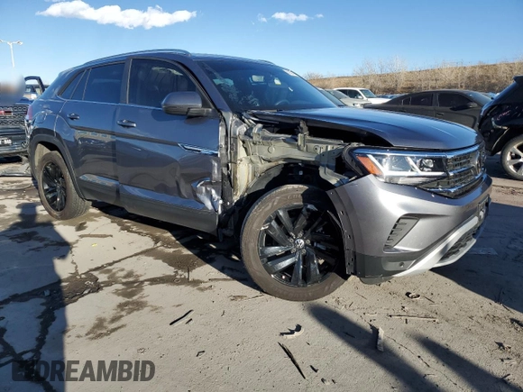 2023 Volkswagen Atlas SE with VIN 1V2KE2CA5PC226004, listed as a Copart auction lot 43184745 with 18,568 mi miles and Salvage title. Bid and sale history available at DreamBid. Image 4.