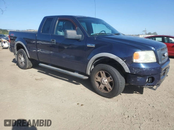 2006 Ford F-150 XLT with VIN 1FTPX14546FA87008, listed as a Copart auction lot 58005005 with 148,295 mi miles and Salvage title. Bid and sale history available at DreamBid. Image 4.