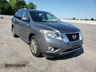 2015 Nissan Pathfinder SV with VIN 5N1AR2MM2FC716758, listed as a Copart auction lot 61843455 with 105,127 mi miles and Salvage title. Bid and sale history available at DreamBid. Image 14.