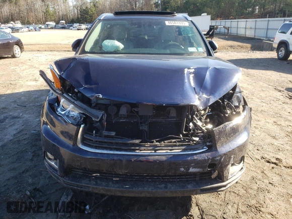 2016 Toyota Highlander Hybrid Limited with VIN 5TDDCRFH4GS017367, listed as a Copart auction lot 46501335 with 55,863 mi miles and Salvage Title. Bid and sale history available at carsss.com. Image 5.