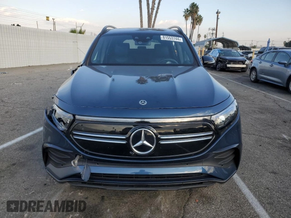 2023 Mercedes-Benz EQB 250+ z VIN W1N9M0CB3PN046548, wystawiony jako Copart lot #81553744 z przebiegiem 7 490 mil mil oraz Szkoda całkowita • Salvage title. Historia ofert i sprzedaży dostępna na DreamBid. Obrazek 5.