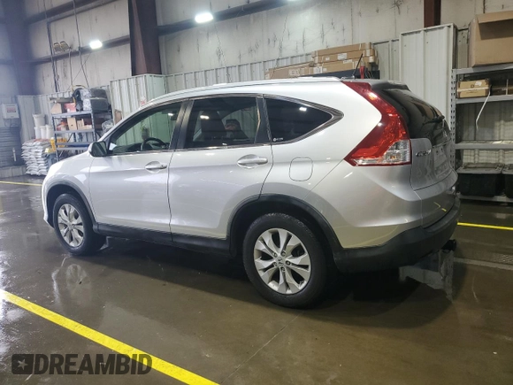 2012 Honda CR-V EX-L with VIN JHLRM4H75CC027317, listed as a Copart auction lot 51216285 with 127,586 mi miles and Salvage Title. Bid and sale history available at carsss.com. Image 2.