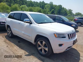 2016 Jeep Grand Cherokee Overland with VIN 1C4RJFCG1GC376439, listed as a IAAI auction lot 42800492 with 182,586 mi miles and . Bid and sale history available at DreamBid. Image 1.