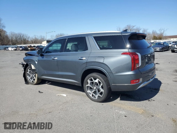 2022 Hyundai Palisade Calligraphy z VIN KM8R7DHE6NU392875, wystawiony jako Copart lot #48291705 z przebiegiem 21 152 mil mil oraz Szkoda całkowita • Salvage title. Historia ofert i sprzedaży dostępna na DreamBid. Obrazek 2.