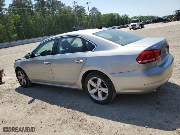 2012 Volkswagen Passat SE with VIN 1VWBH7A39CC013560, listed as a Copart auction lot 52981805 with 107,997 mi miles and Salvage Title. Bid and sale history available at carsss.com. Image 2.