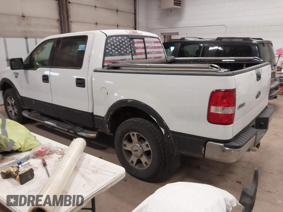 2004 Ford F-150 XLT with VIN 1FTPW14564KD68234, listed as a IAAI auction lot 41838366 with 187,953 mi miles. Bid and sale history available at carsss.com. Image 3.