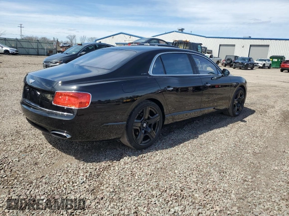 2014 Bentley Flying Spur with VIN SCBEC9ZA7EC095064, listed as a Copart auction lot 52218105 with 24,143 mi miles and Salvage title. Bid and sale history available at DreamBid. Image 3.