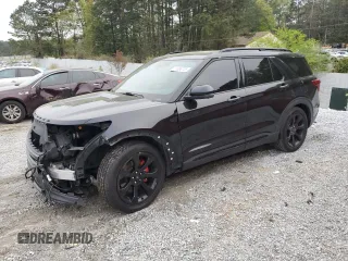 2020 Ford Explorer ST with VIN 1FM5K8GC2LGC73205, listed as a Copart auction lot 51080725 with 128,257 mi miles and Salvage Title. Bid and sale history available at DreamBid. Image 1.